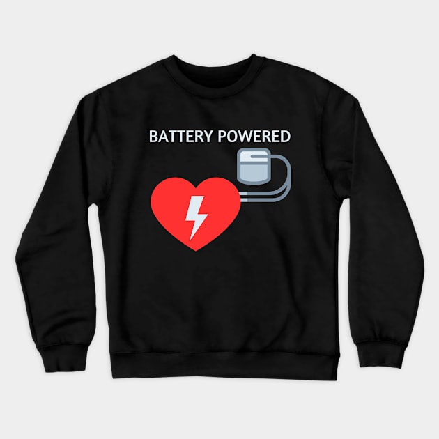 Battery Powered Crewneck Sweatshirt by MtWoodson